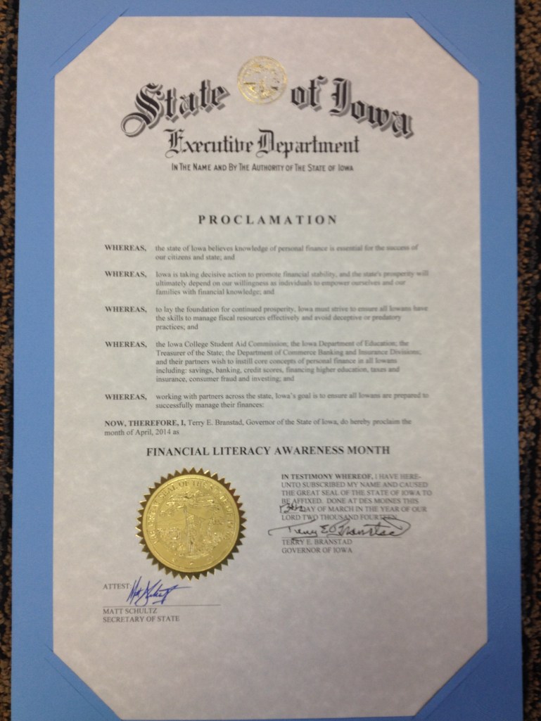 2014 proclamation