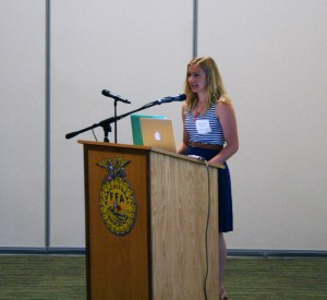 Morgan Fannon reads her winning 2016 Money Smart Kid essay.